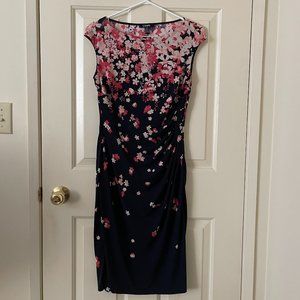 CHAPS Floral Dress Size Small